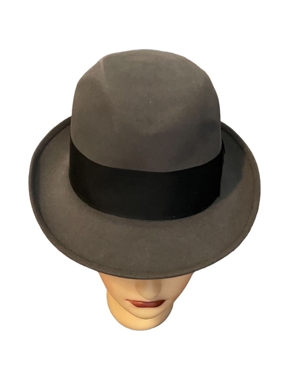 Dobbs Fifth Avenue New York Gray Felt‎ Fedora Hat